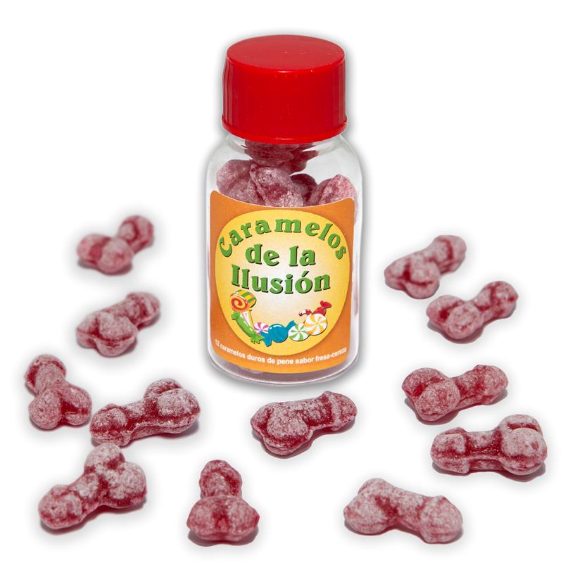 DIVERTY SEX - BOTE CARAMELOS PENE ILUSIÓN 12 UND