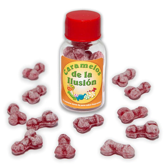 DIVERTY SEX - BOTE CARAMELOS PENE ILUSIÓN 12 UND