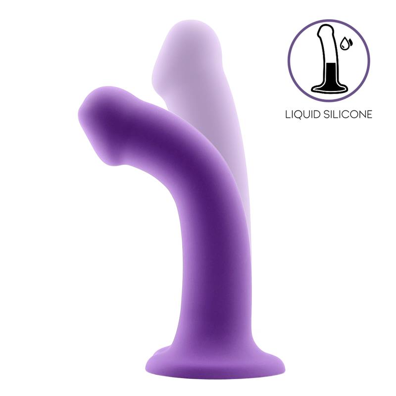 ACTION - BOUNCY DILDO SILICONE FLEXIBLE HIPER FLEXIBLE 7.5 - 19 CM TALLA L PÚRPURA