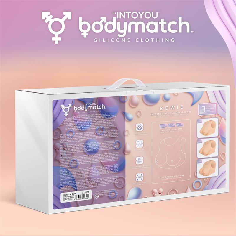 BODYMATCH - BOWIE PECHOS DE SILICONA COPA C SILICONA LÍQUIDA
