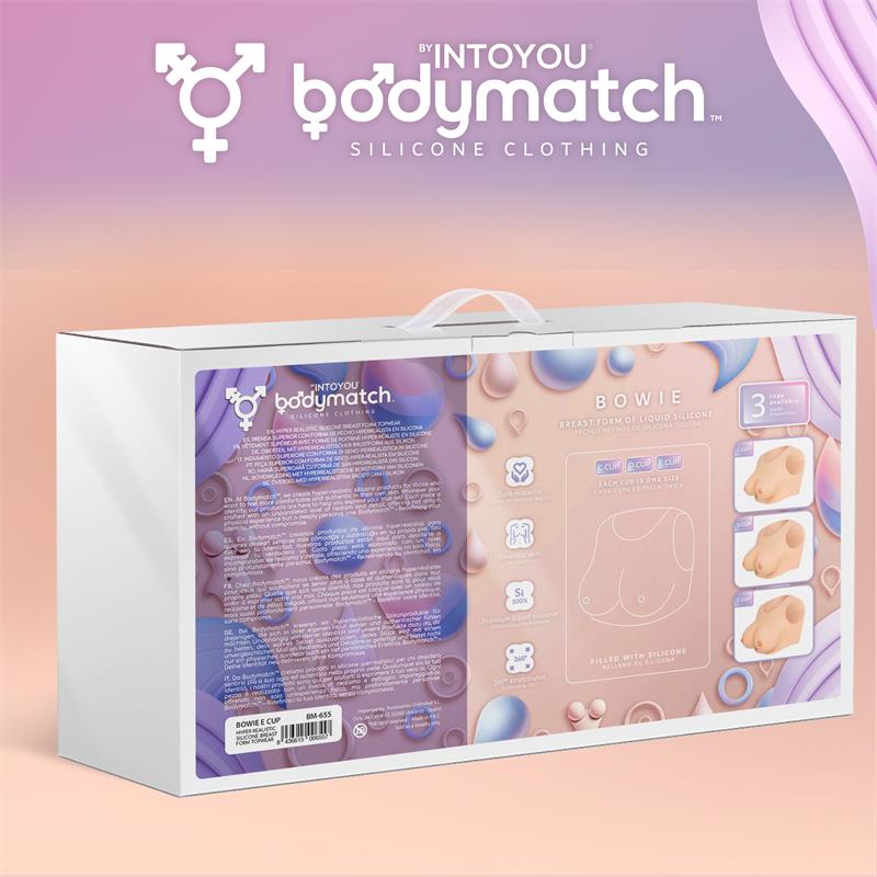 BODYMATCH - BOWIE PECHOS DE SILICONA COPA E SILICONA LÍQUIDA