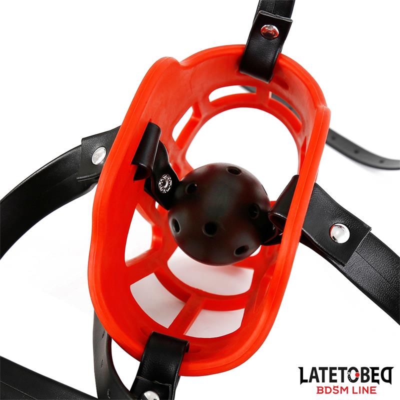 LATETOBED BDSM LINE - BOZAL CON MORDAZA AJUSTABLE