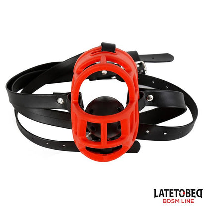 LATETOBED BDSM LINE - BOZAL CON MORDAZA AJUSTABLE