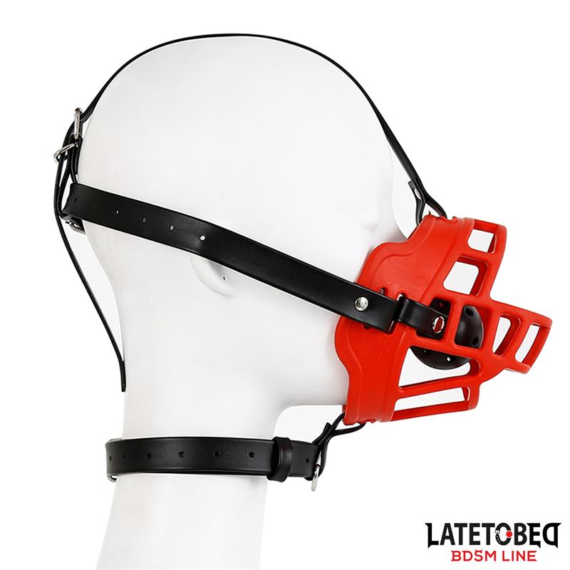 LATETOBED BDSM LINE - BOZAL CON MORDAZA AJUSTABLE