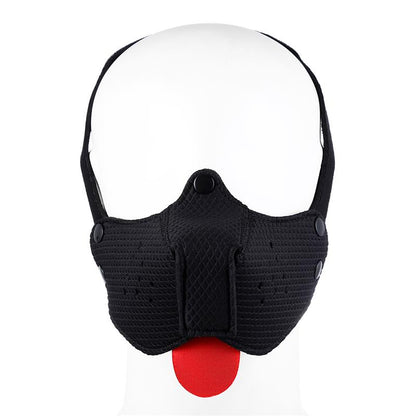 A-GUSTO - BOZAL DE PERRO DE NEOPRENO DESMONTABLE AJUSTABLE NEGRO