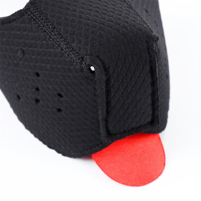 A-GUSTO - BOZAL DE PERRO DE NEOPRENO DESMONTABLE AJUSTABLE NEGRO