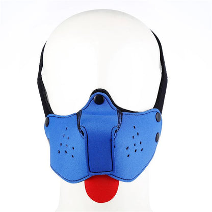 A-GUSTO - BOZAL DE PERRO DE NEOPRENO DESMONTABLE Y AJUSTABLE AZUL