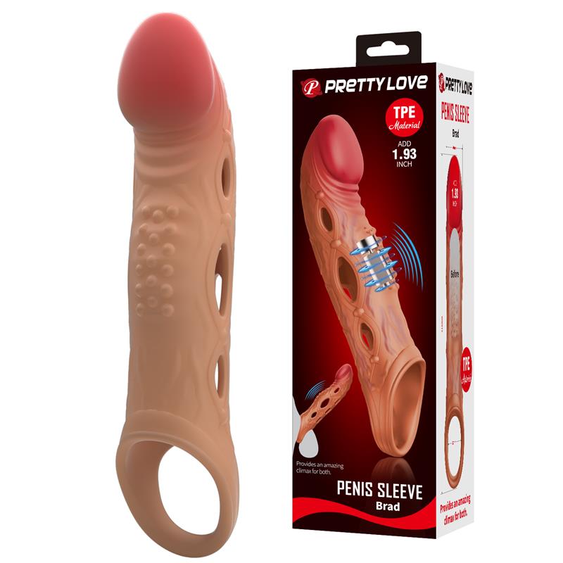 PRETTYLOVE - BRAD FUNDA PARA EL PENE CON VIBRACIÓN