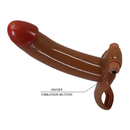 PRETTYLOVE - BRADDEN ARNÉS UNIVERSAL CON DILDO HUECO CON VIBRACIÓN 6.7