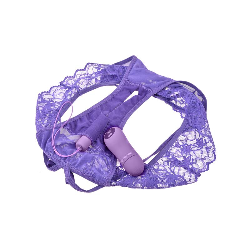 FANTASY FOR HER - BRAGUITAS ABIERTAS CON BALA VIBRADORA THRILL-HER CON CONTROL REMOTO