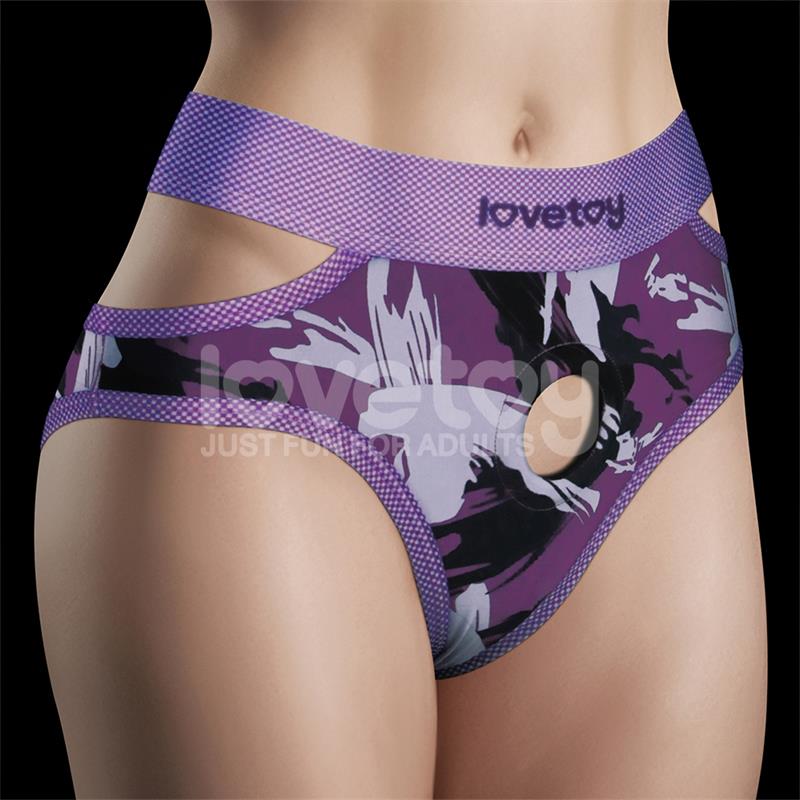 LOVETOY - BRAGUITAS-ARNÉS VIOLETA