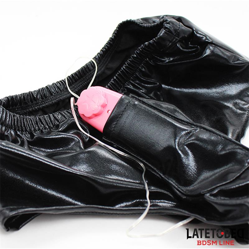LATETOBED BDSM LINE - BRAGUITAS CON DILDO CON VIBRACIÓN TALLA ÚNICA ELÁSTICO