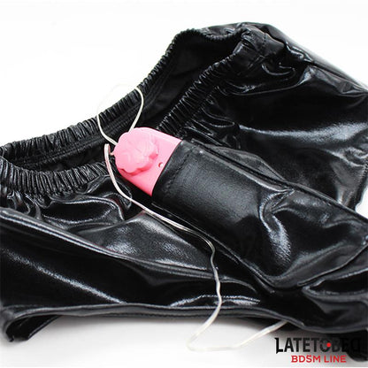 LATETOBED BDSM LINE - BRAGUITAS CON DILDO CON VIBRACIÓN TALLA ÚNICA ELÁSTICO