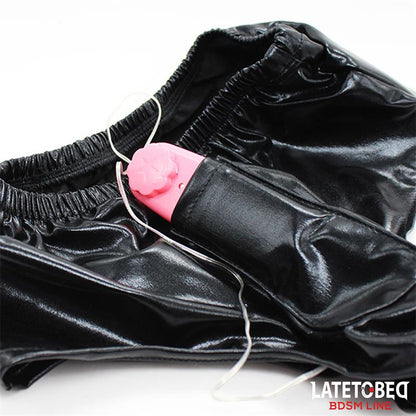 LATETOBED BDSM LINE - BRAGUITAS CON DILDO CON VIBRACIÓN TALLA ÚNICA
