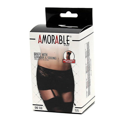 AMORABLE - BRAGUITAS CON LIGERO Y MEDIAS TALLA UNICA