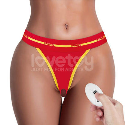 LOVETOY - BRAGUITAS CON VIBRACIÓN PRINTED PANTIES 28-33