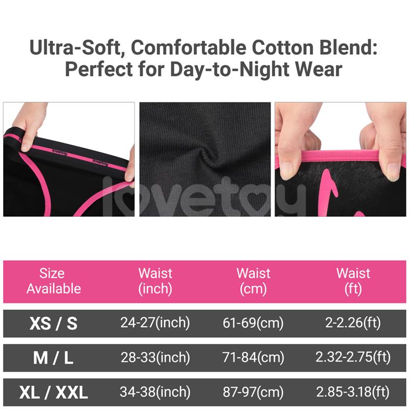 LOVETOY - BRAGUITAS PRINTED PANTIES 34-38