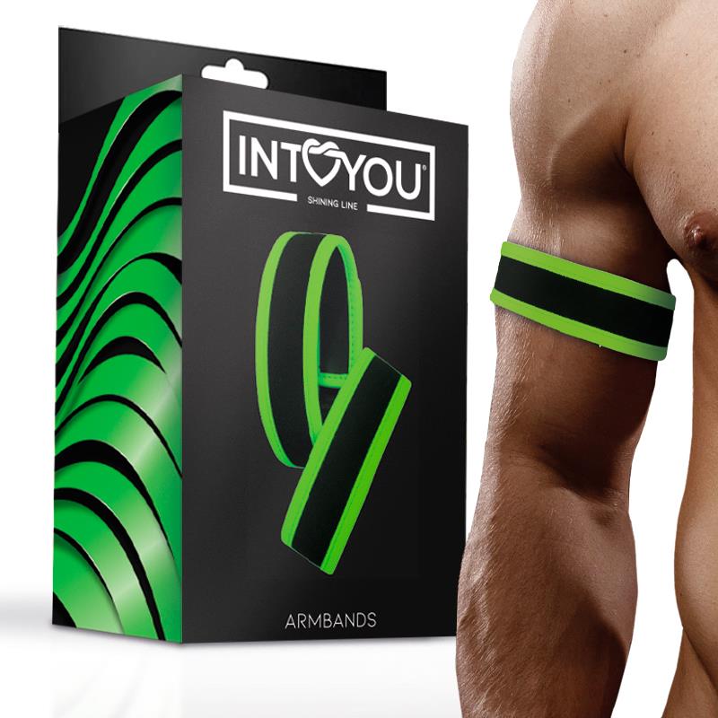 INTOYOU SHINING LINE - BRAZALETES CON VELCRO QUE BRILLAN EN LA OSCURIDAD