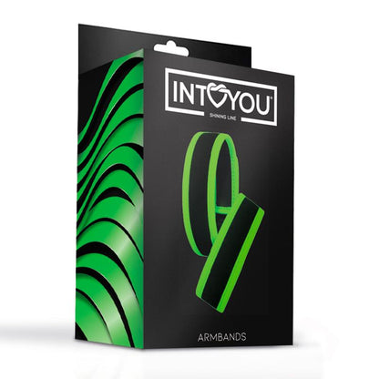 INTOYOU SHINING LINE - BRAZALETES CON VELCRO QUE BRILLAN EN LA OSCURIDAD