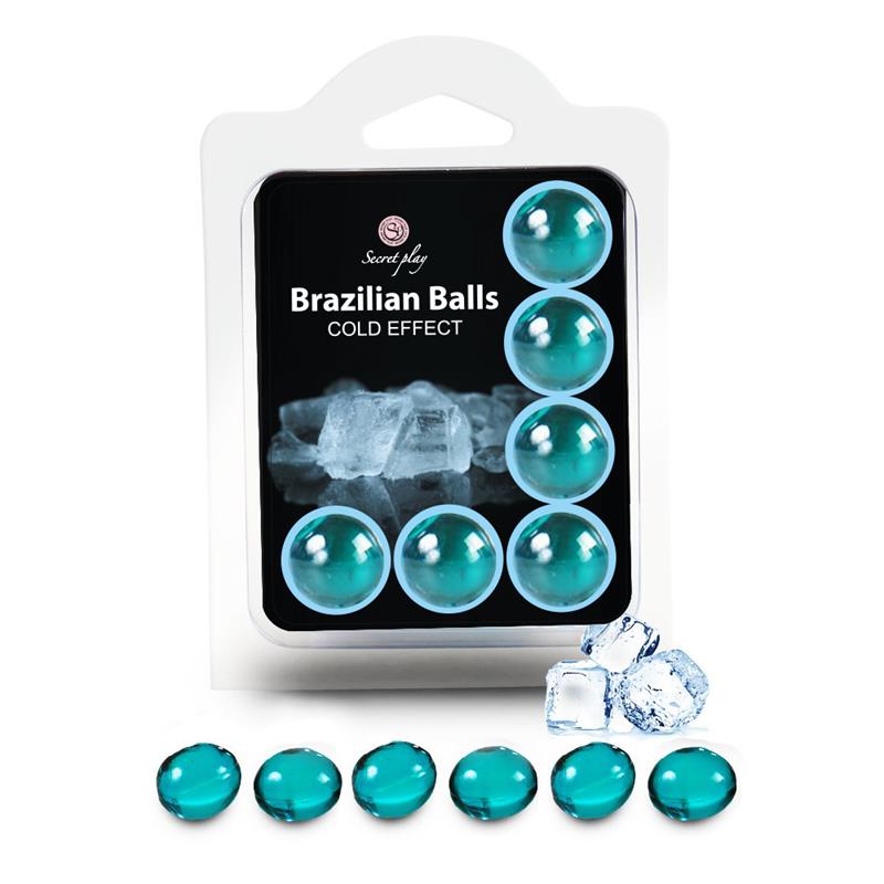 SECRET PLAY - BRAZILIAN BALLS SET 6  EFECTO FRÍO