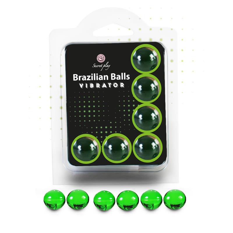 SECRET PLAY - BRAZILIAN BALLS SET 6  EFECTO VIBRACIÓN