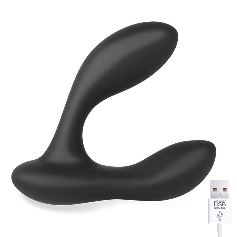 TARDENOCHE - BRETT MASAJEADOR PROSTÁTICO CONTROL REMOTO USB SILICONA LÍQUIDA