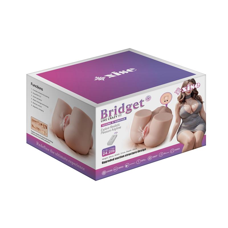 XISE - BRIDGET TORSO CON VIBRACIÓN Y EFECTO SUCCIÓN 11 KG