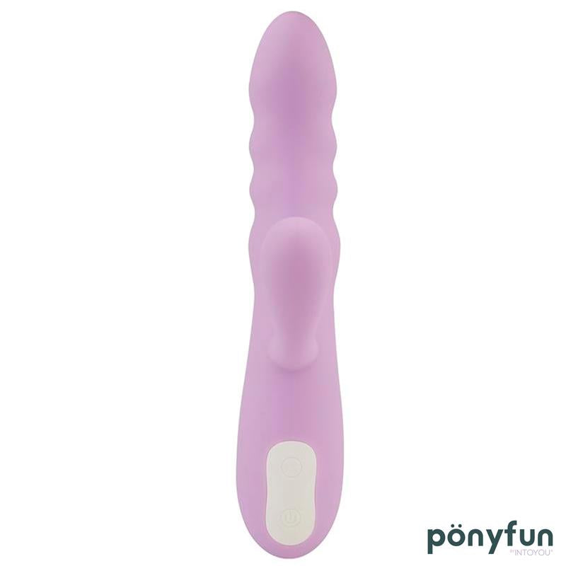 INTOYOU - BRIGHTLAVENDER VIBRADOR Y ROTADOR DOBLE MOTOR 360º USB SILICONA