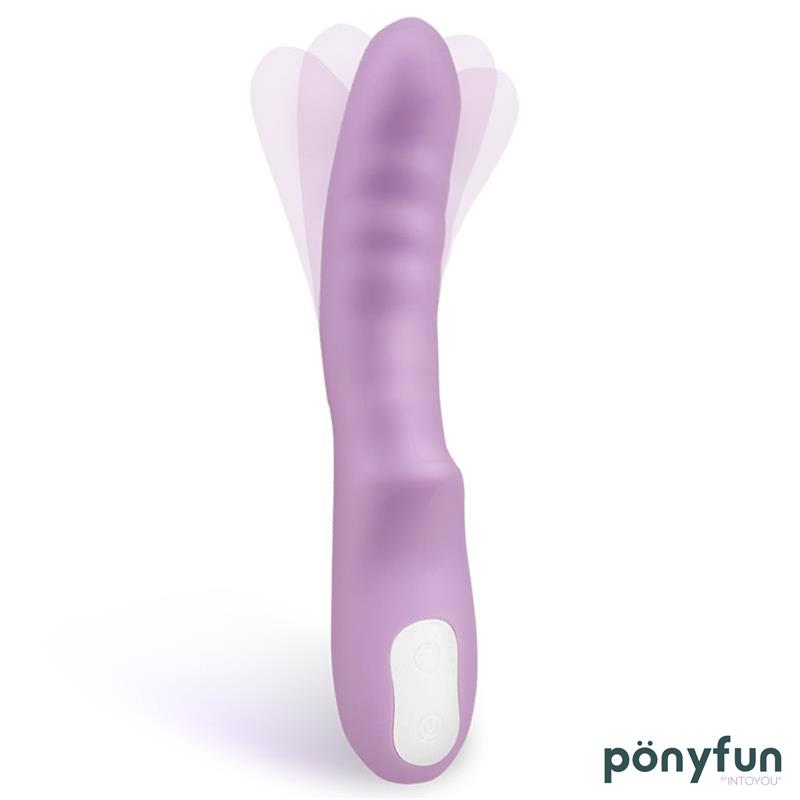 INTOYOU - BRIGHTPURPLE VIBRADOR Y ROTADOR DOBLE MOTOR 360º USB SILICONA
