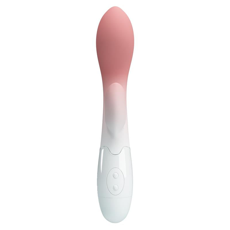 PRETTY LOVE - BRIGHTY VIBRADOR PUNTO G + ESTIMULADOR CLÍTORIS 30 VIBRACIONES ROSA