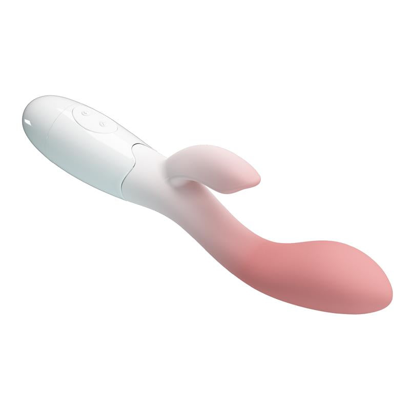 PRETTY LOVE - BRIGHTY VIBRADOR PUNTO G + ESTIMULADOR CLÍTORIS 30 VIBRACIONES ROSA