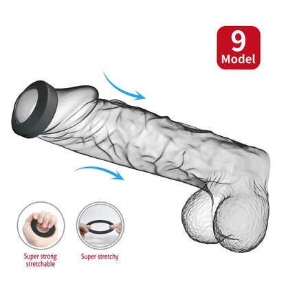 CRAZY BULL - BRODAN ANILLO PARA EL PENE SILICONA MOD 9