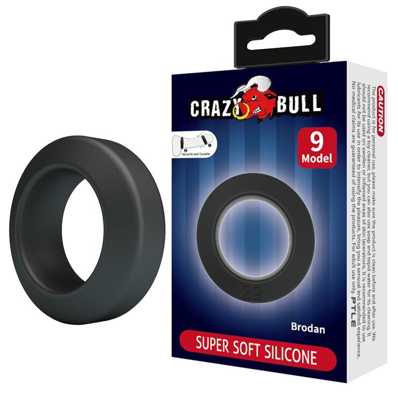 CRAZY BULL - BRODAN ANILLO PARA EL PENE SILICONA MOD 9