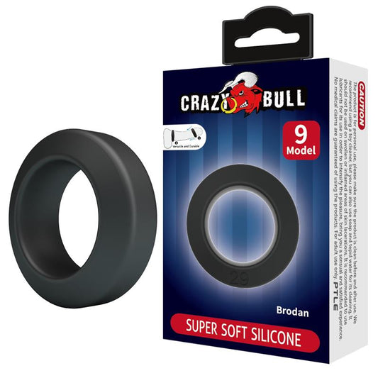 CRAZY BULL - BRODAN ANILLO PARA EL PENE SILICONA MOD 9