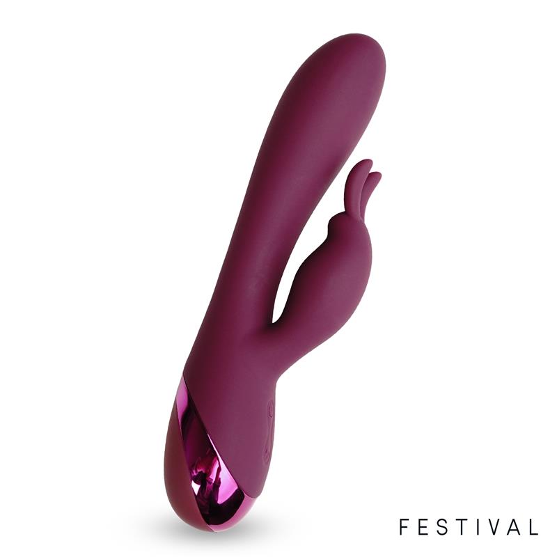 FESTIVAL - BROLE VIBRADOR USB ROJO