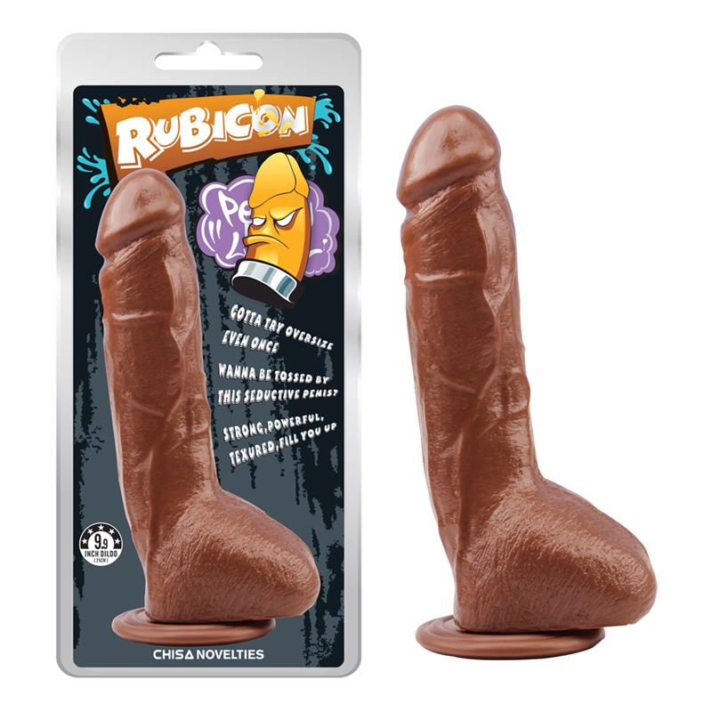 CHISA - BRUNET TRICK DILDO 9.9 - 23CM MARRÓN