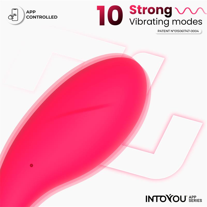 INTOYOU APP SERIES - BULBY HUEVO VIBRADOR CON APP ROSA INTENSO
