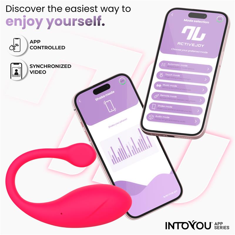 INTOYOU APP SERIES - BULBY HUEVO VIBRADOR CON APP ROSA INTENSO