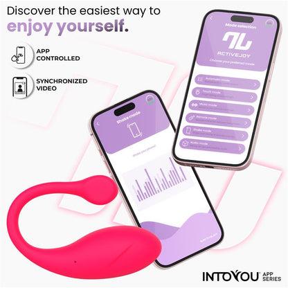 INTOYOU APP SERIES - BULBY HUEVO VIBRADOR CON APP ROSA INTENSO