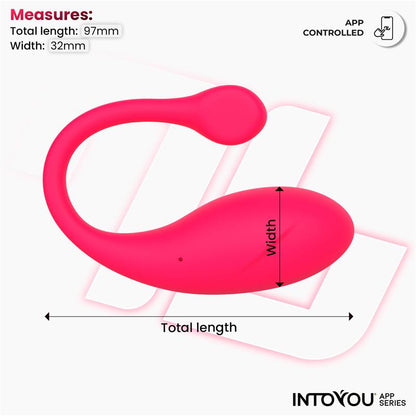 INTOYOU APP SERIES - BULBY HUEVO VIBRADOR CON APP ROSA INTENSO