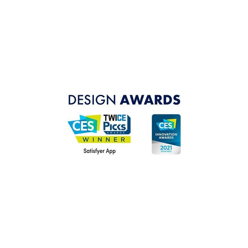 SATISFYER - BULLSEYE ANILLO VIBRADOR APP AZUL