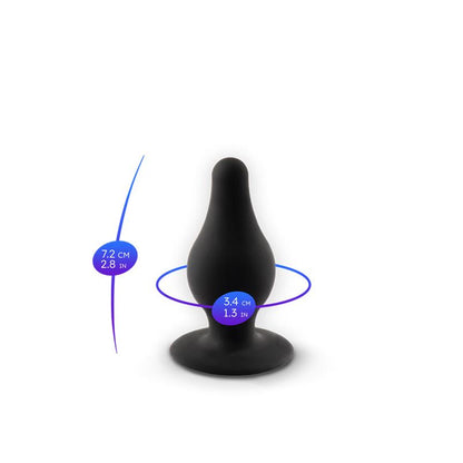 SILEXD - BUTT PLUG MODEL 2 S NEGRO