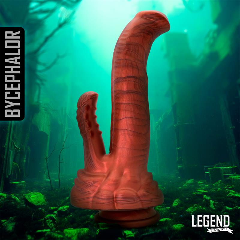 LEGEND - BYCEPHALOR DILDO SILICONA LÍQUIDA 23,5 CM