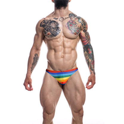 CUT4MEN - C4M03 TANGA ARCOIRIS RAINBOW
