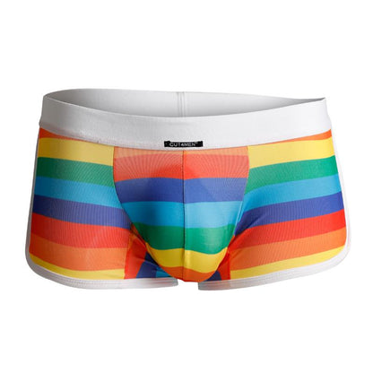 CUT4MEN - C4M06 ATHLETIC TRUNK ARCOIRI RAINBOW