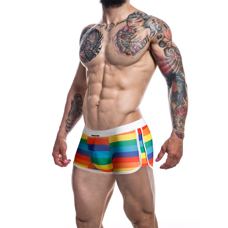CUT4MEN - C4M06 ATHLETIC TRUNK ARCOIRI RAINBOW