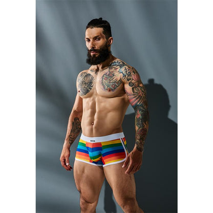 CUT4MEN - C4M06 ATHLETIC TRUNK ARCOIRI RAINBOW
