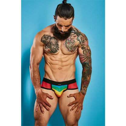 CUT4MEN - C4M13 SUSPENSORIO JOCKSTRAP ARCOIRIS RAINBOW