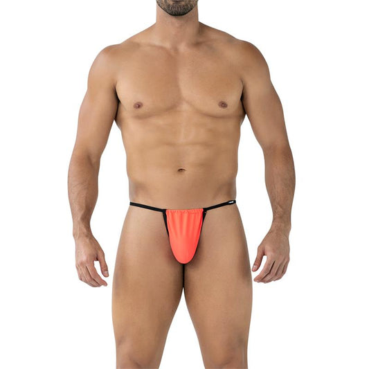 CUT4MEN - C4MSPX04 TANGA FLUO POUCH TANGERINE