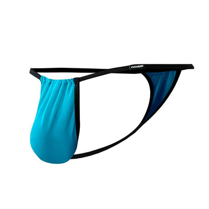 CUT4MEN - C4MSPX04 TANGA FLUO POUCH TURQUESA